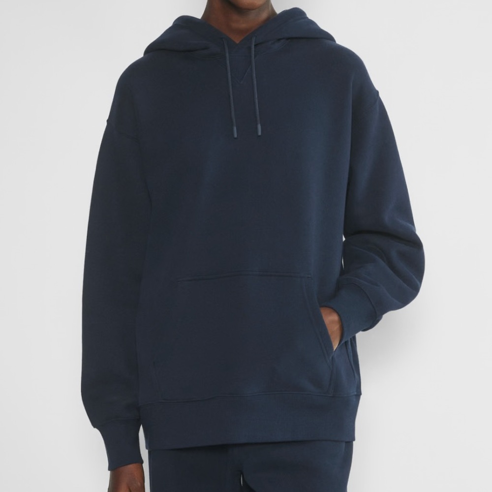 tna perfect fit cozyaf sweatfleece navy hoodie